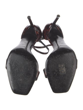 Saint Laurent Patent Leather Sandals
