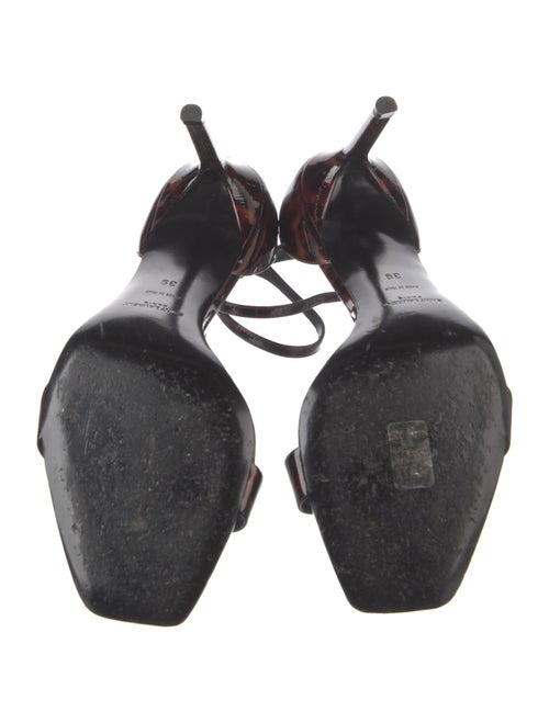 Saint Laurent Patent Leather Sandals