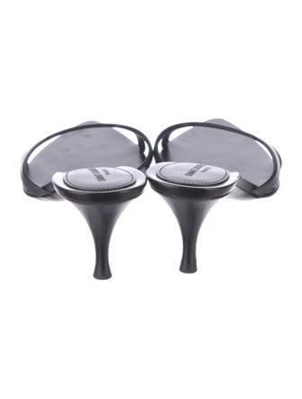 Saint Laurent Leather Slides