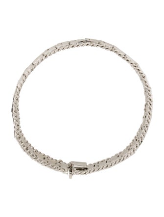 Saint Laurent Articulated Pattern Link Bracelet