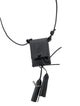 Saint Laurent Leather Fringe Pouch Necklace