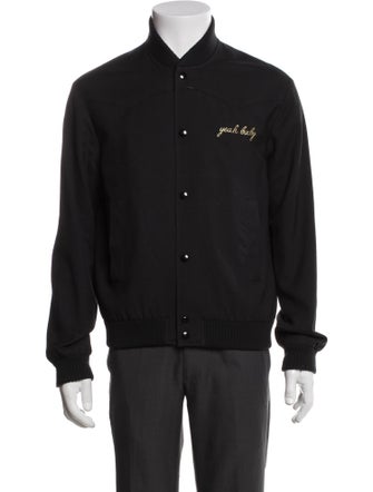 Saint Laurent 2016 Virgin Wool Bomber Jacket