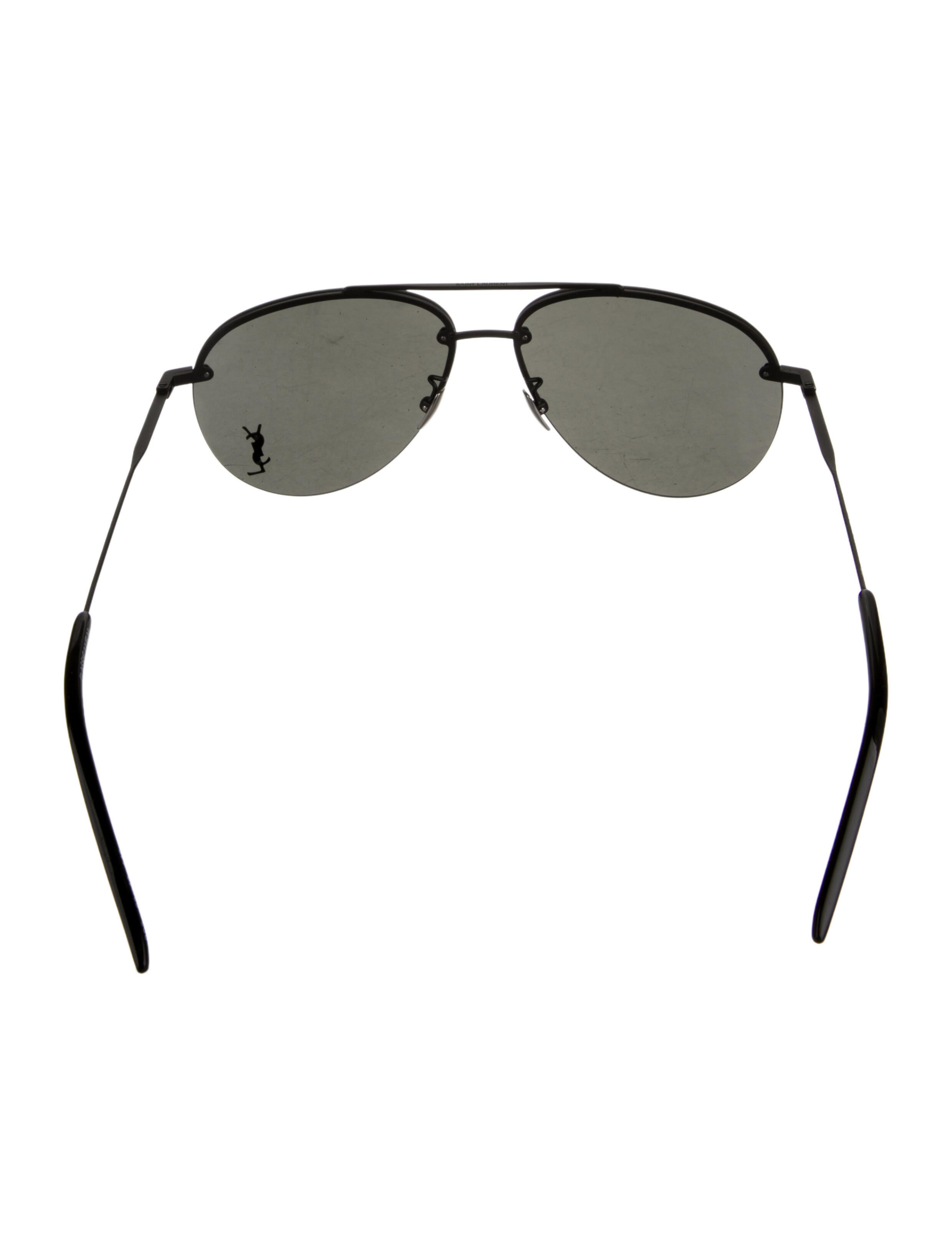 Saint Laurent Aviator Tinted Sunglasses