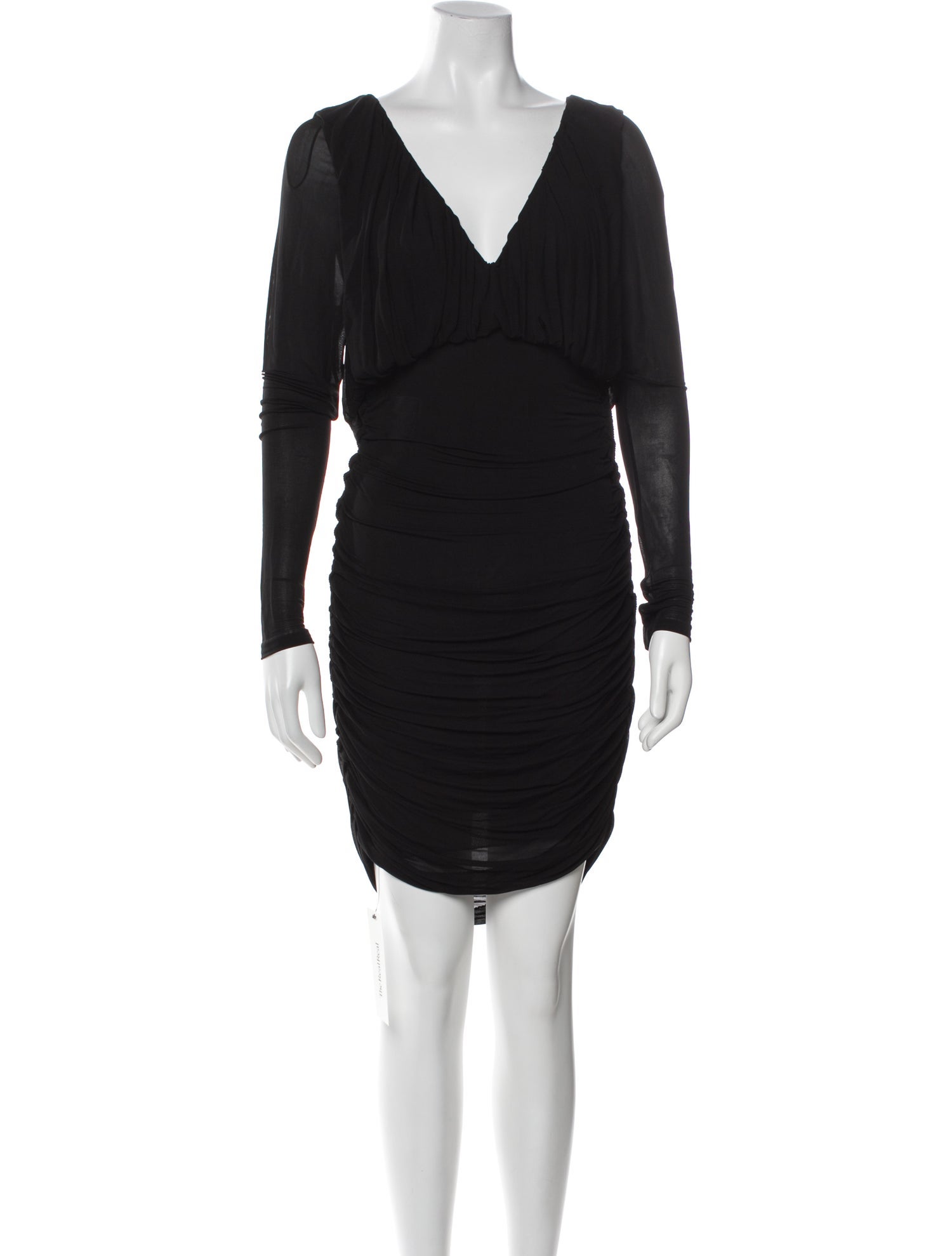 Saint Laurent V-Neck Midi Length Dress