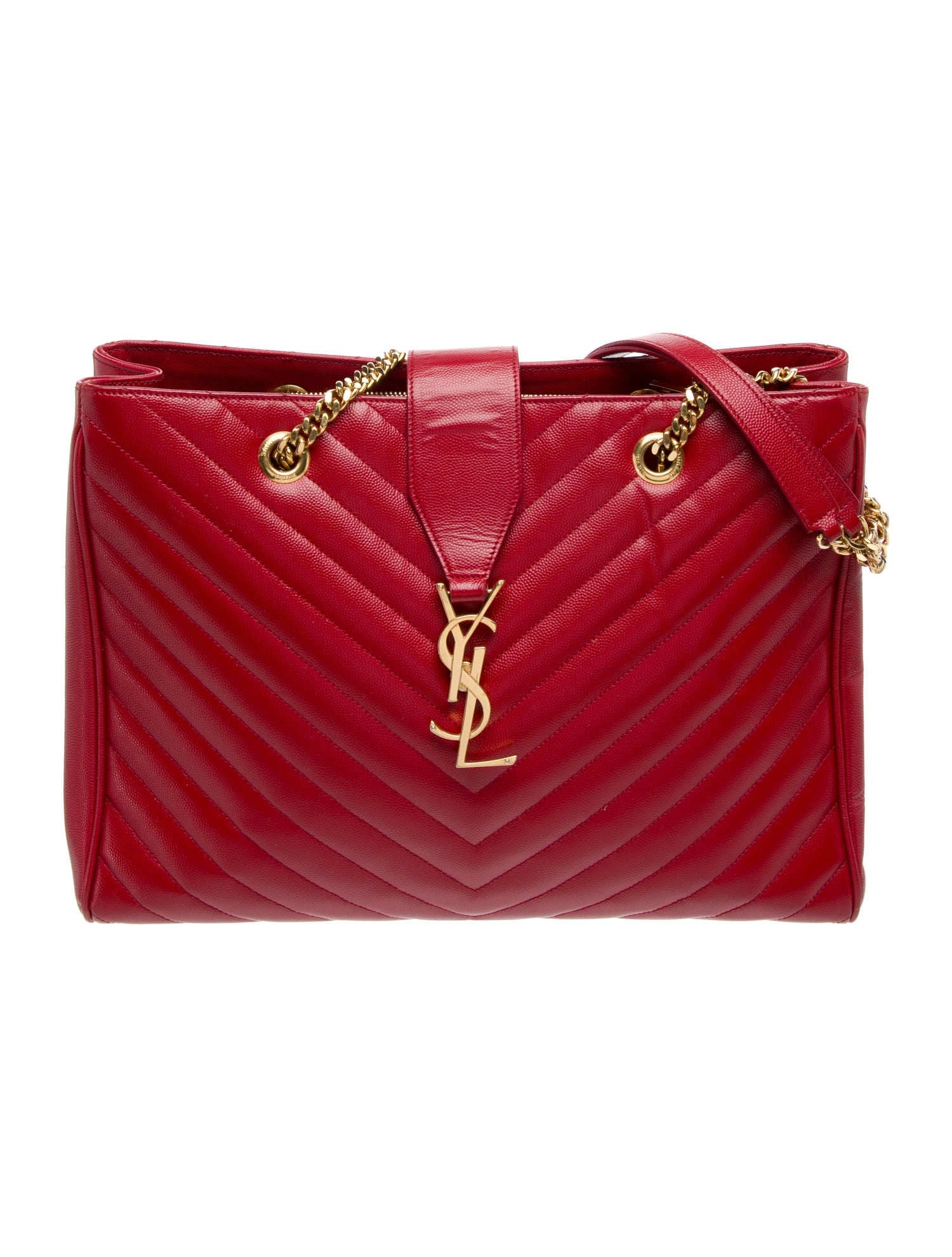 Saint Laurent Leather Shopping Bag