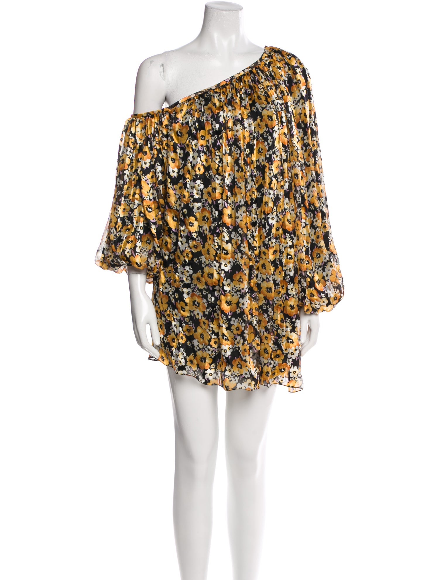 Saint Laurent Silk Mini Dress