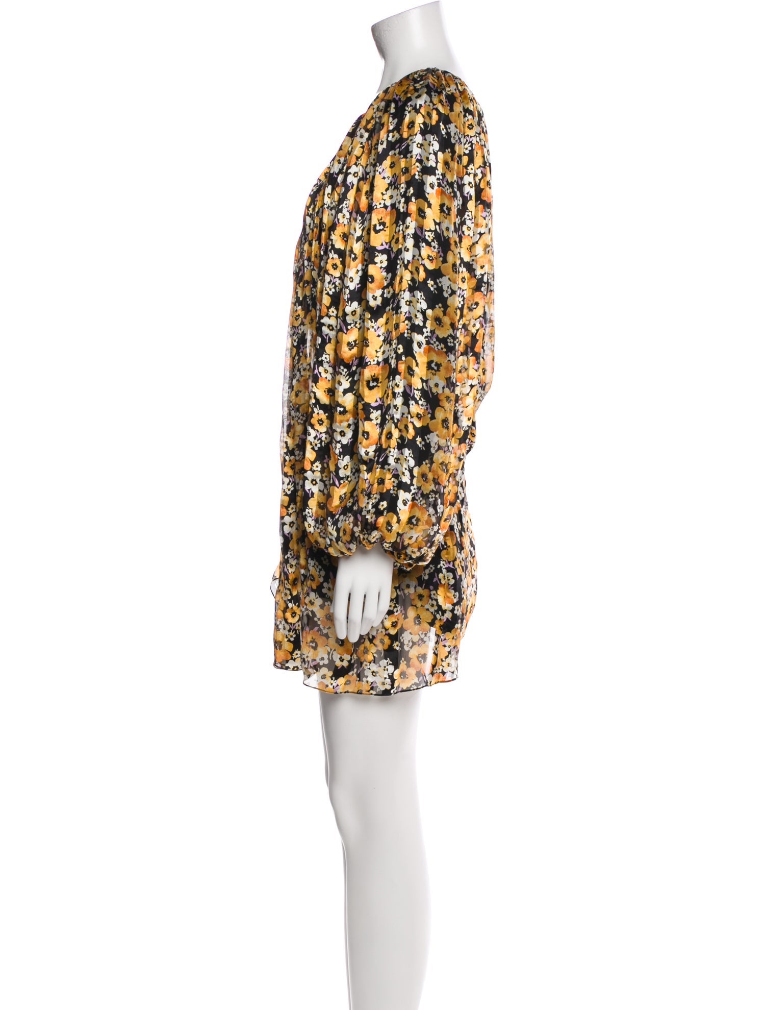 Saint Laurent Silk Mini Dress