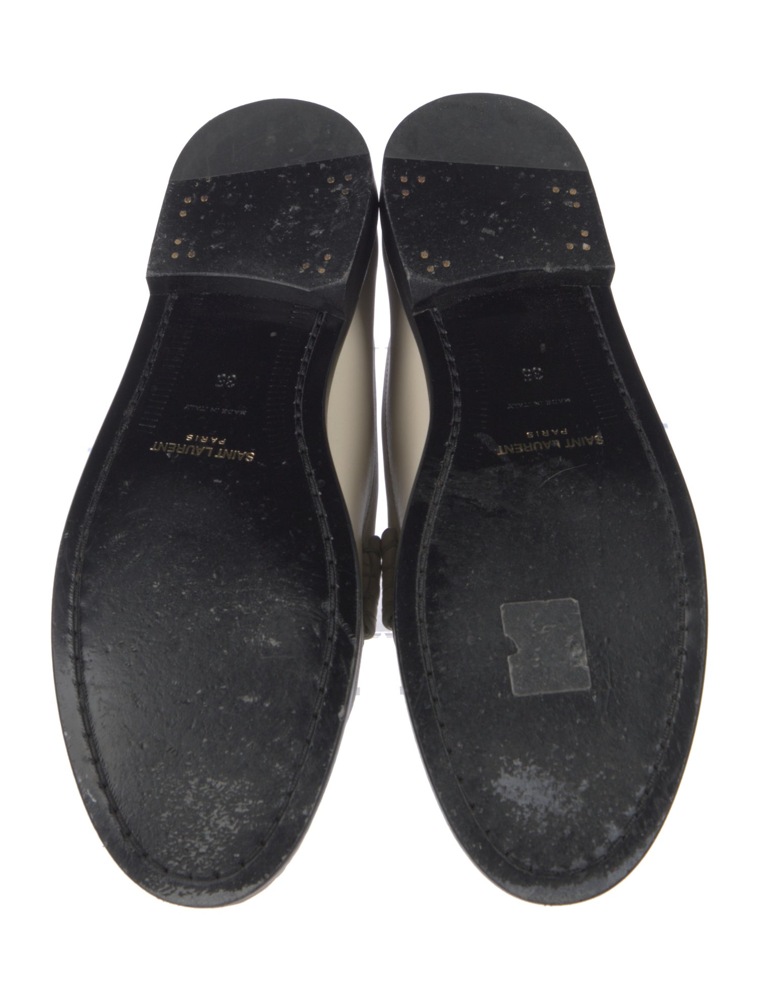 Saint Laurent Leather Loafers