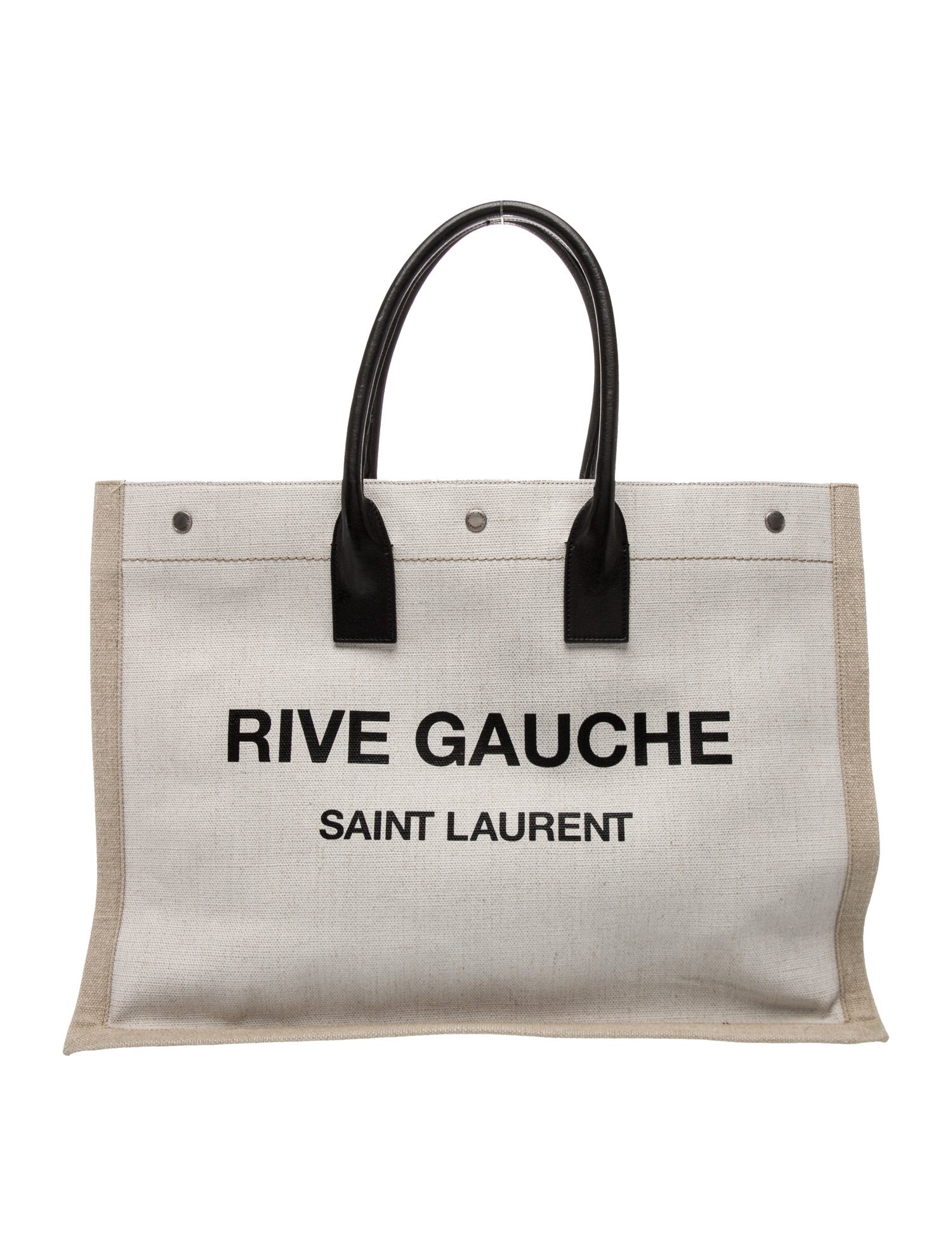 Saint Laurent Canvas Rive Gauche Large