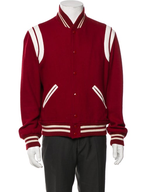 Saint Laurent 2018 Virgin Wool Varsity Jacket
