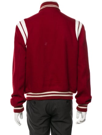 Saint Laurent 2018 Virgin Wool Varsity Jacket