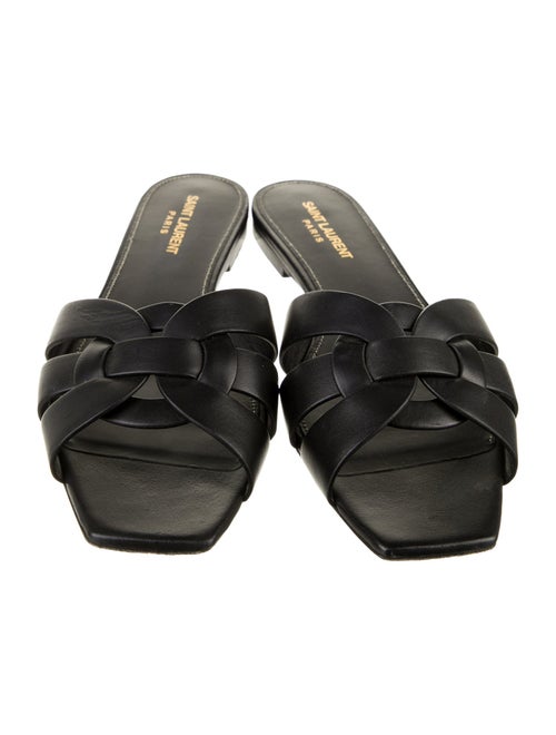 Saint Laurent Leather Slides