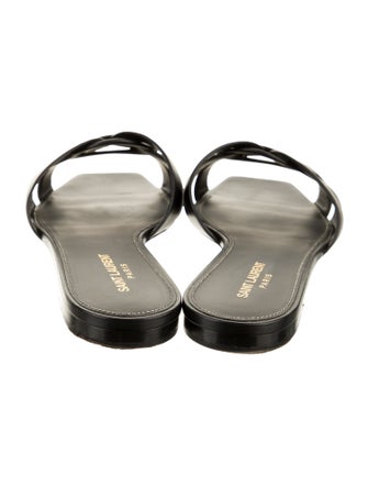 Saint Laurent Leather Slides
