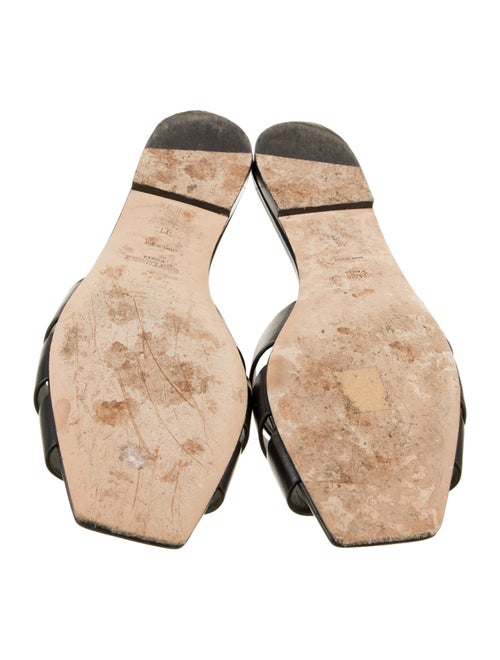 Saint Laurent Leather Slides