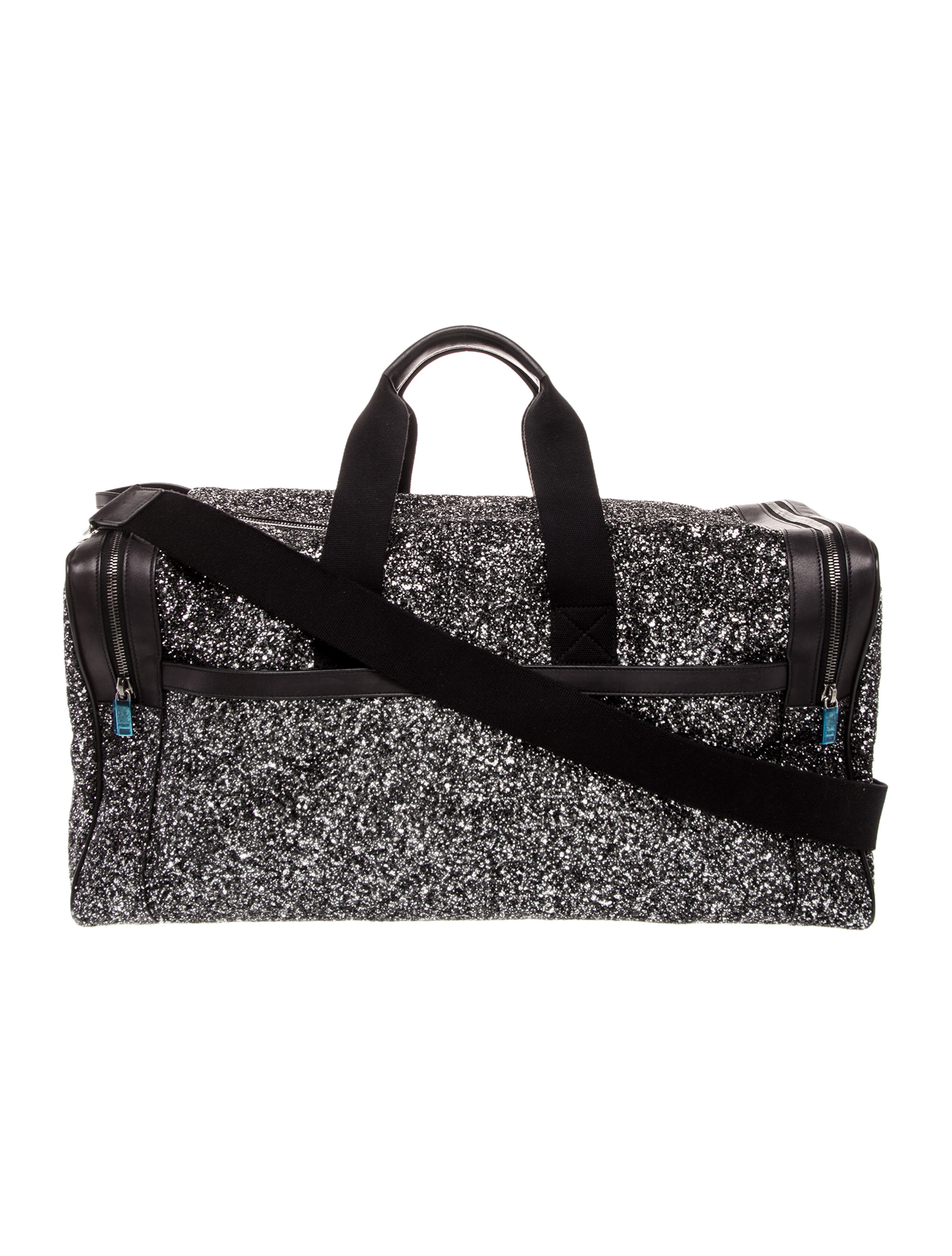 Saint Laurent Glitter Weekender Bag