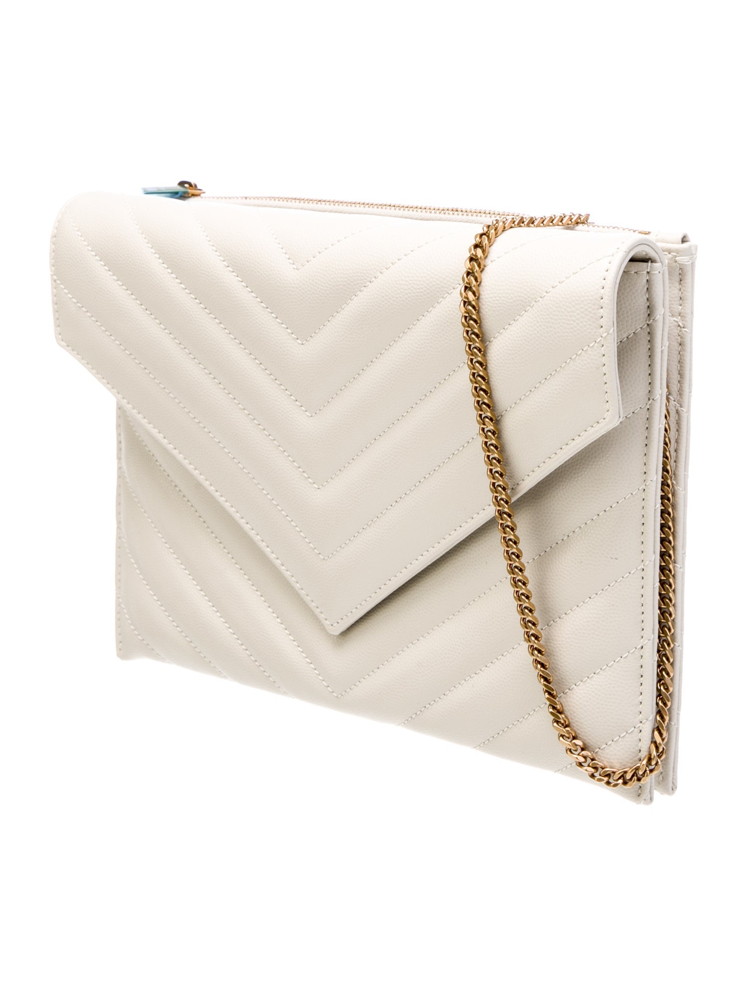 Saint Laurent Chevron Envelope