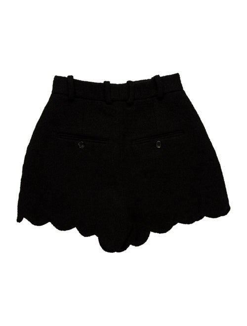 Saint Laurent Wool Mini Shorts