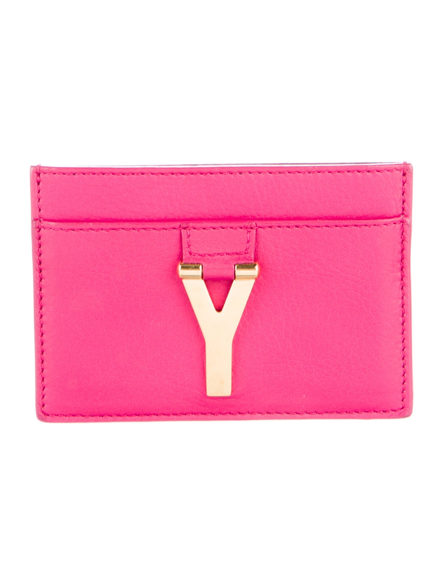 Saint Laurent 2014 Leather Card Holder