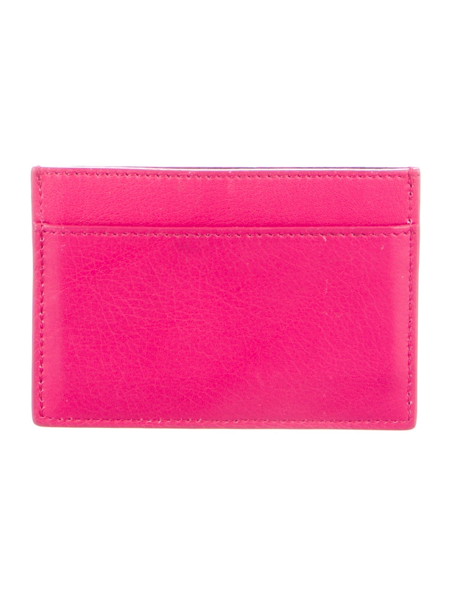 Saint Laurent 2014 Leather Card Holder