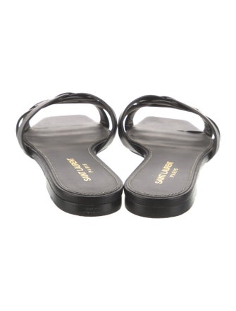 Saint Laurent Leather Slides