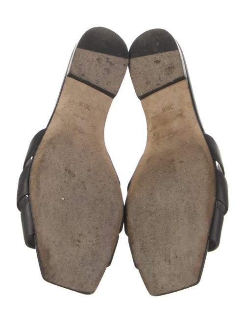 Saint Laurent Leather Slides