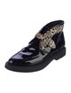 Saint Laurent Patent Leather Animal Print Moccasins