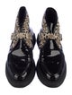 Saint Laurent Patent Leather Animal Print Moccasins