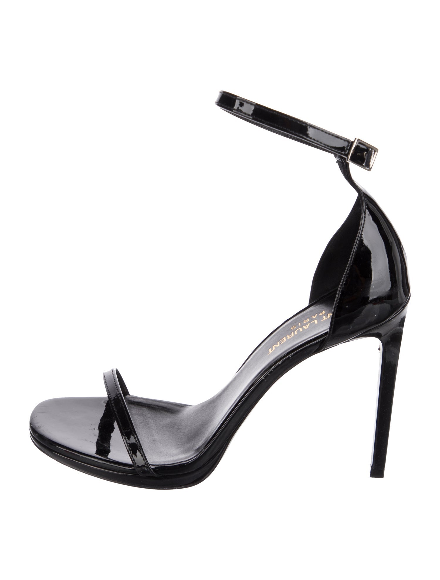 Saint Laurent Patent Leather Sandals