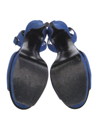 Saint Laurent Suede Sandals
