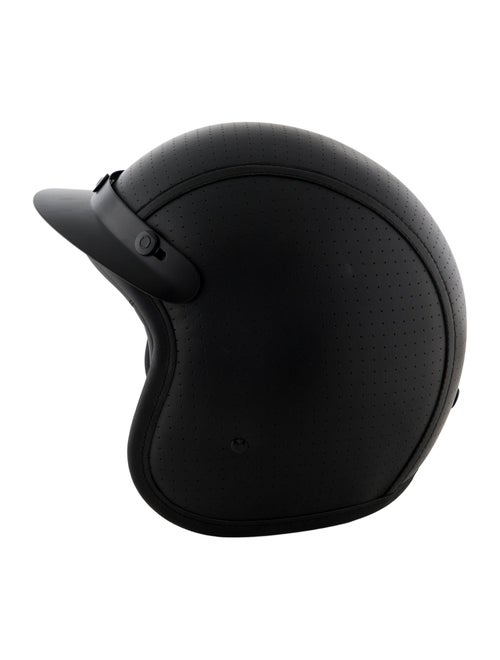 Saint Laurent Hedon Perforated Leather Bike Helmet