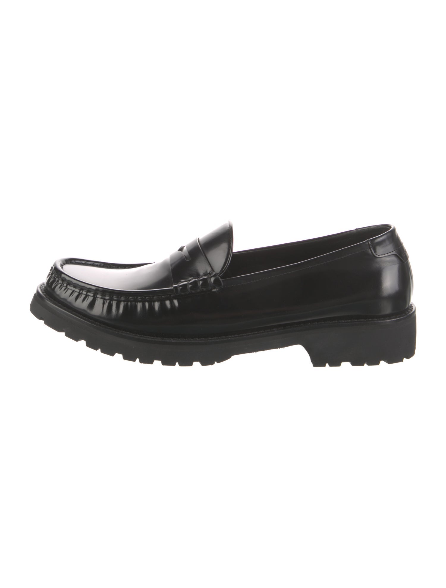 Saint Laurent Leather Dress Loafers