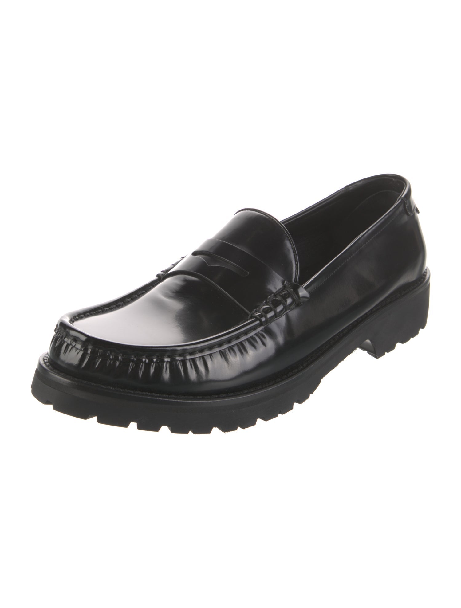 Saint Laurent Leather Dress Loafers