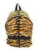 Saint Laurent Canvas Tiger Print Backpack