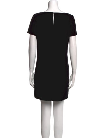 Saint Laurent Bateau Neckline Mini Dress