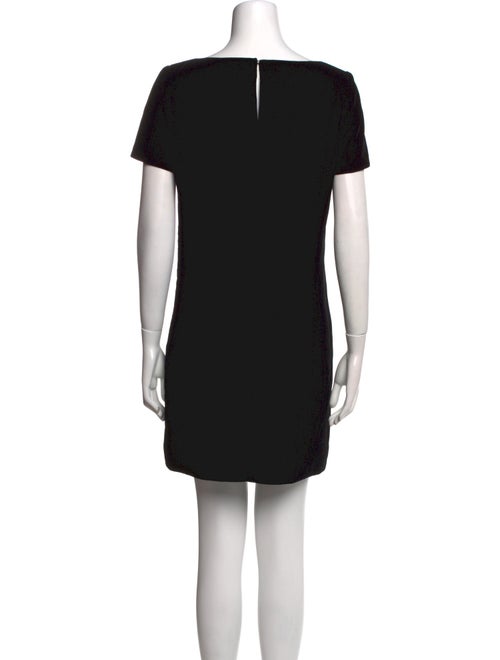 Saint Laurent Bateau Neckline Mini Dress