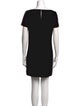 Saint Laurent Bateau Neckline Mini Dress