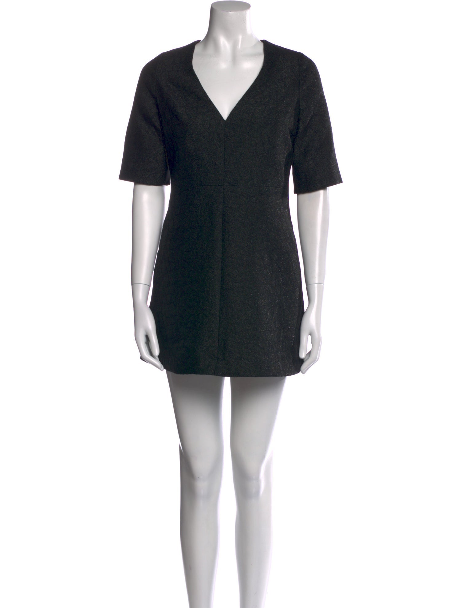 Saint Laurent V-Neck Mini Dress