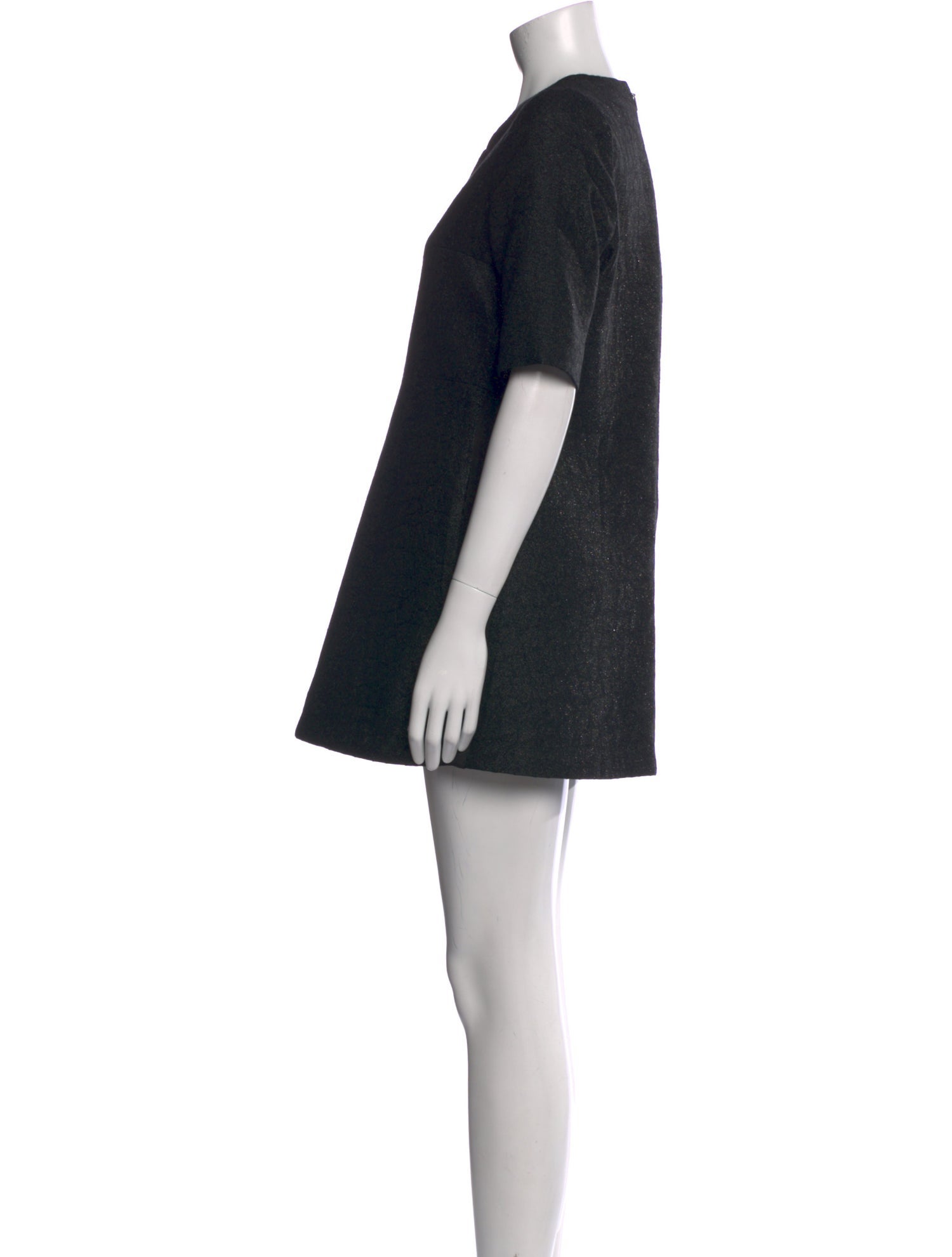 Saint Laurent V-Neck Mini Dress