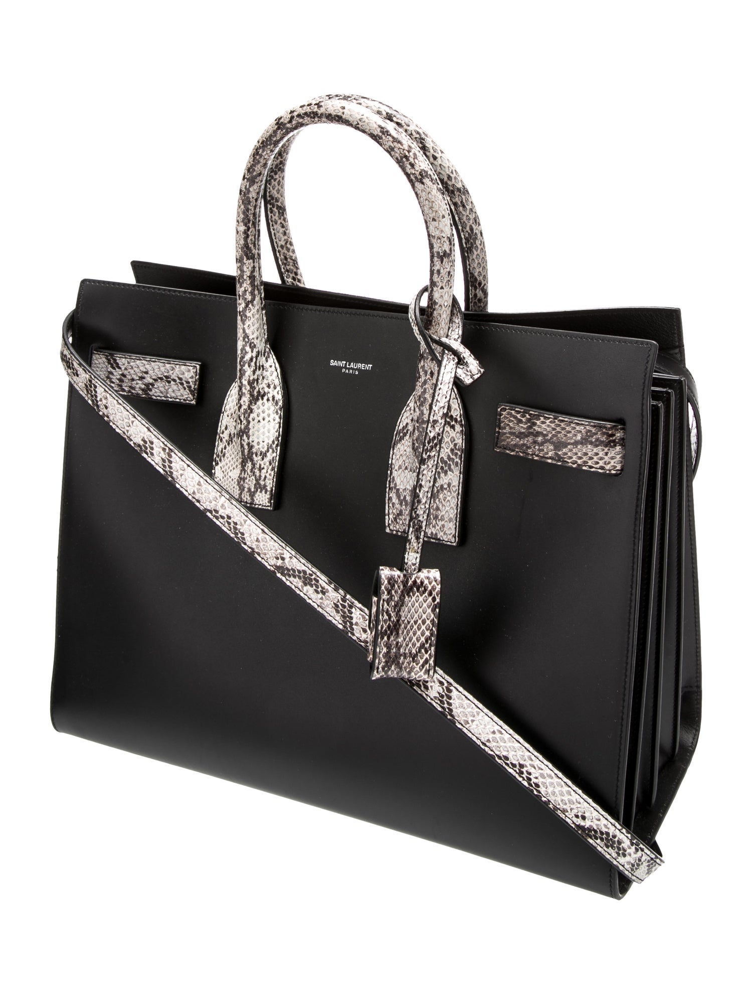 Saint Laurent Leather Sac De Jour Small