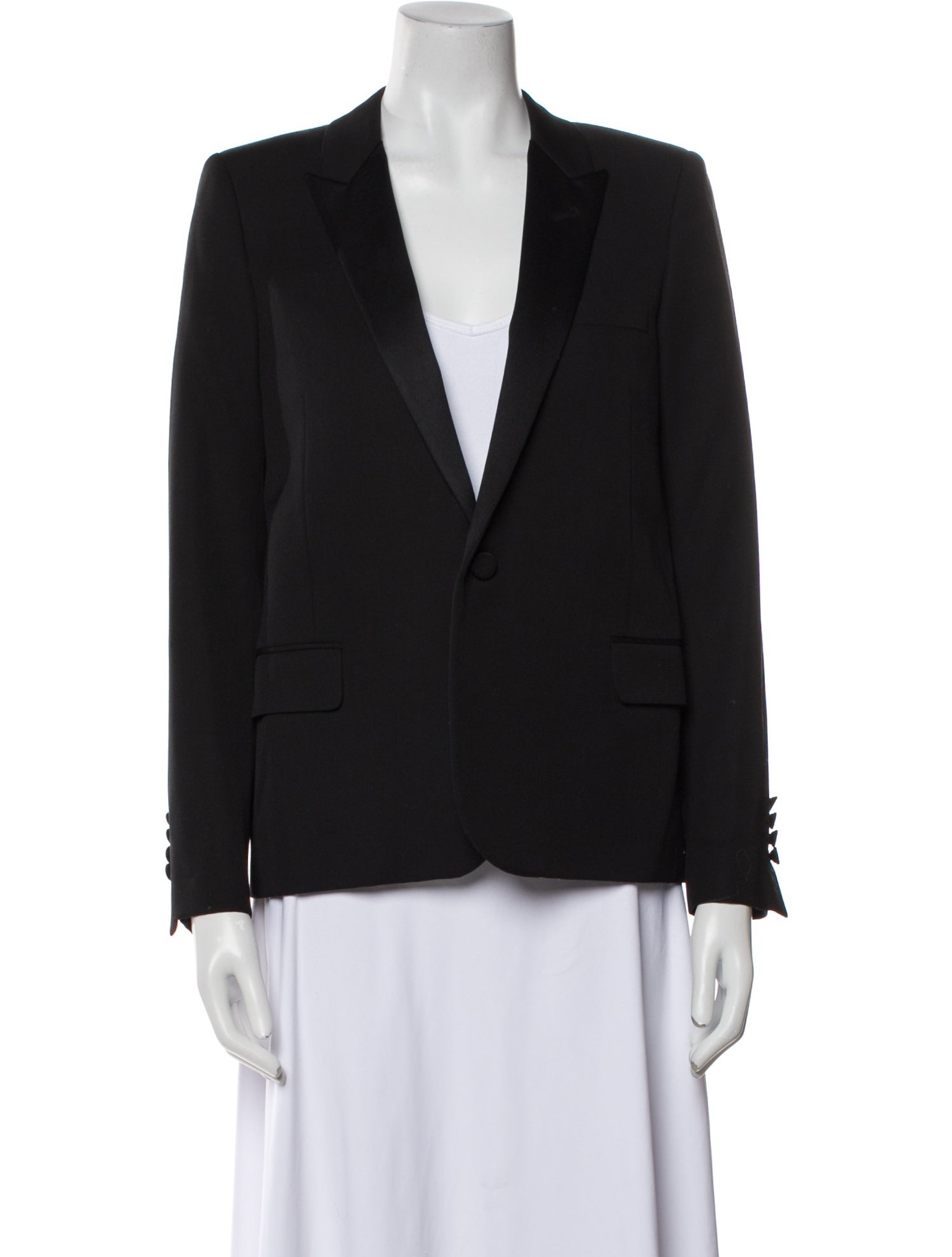 Saint Laurent Virgin Wool Blazer