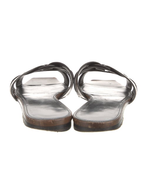 Saint Laurent Leather Slides