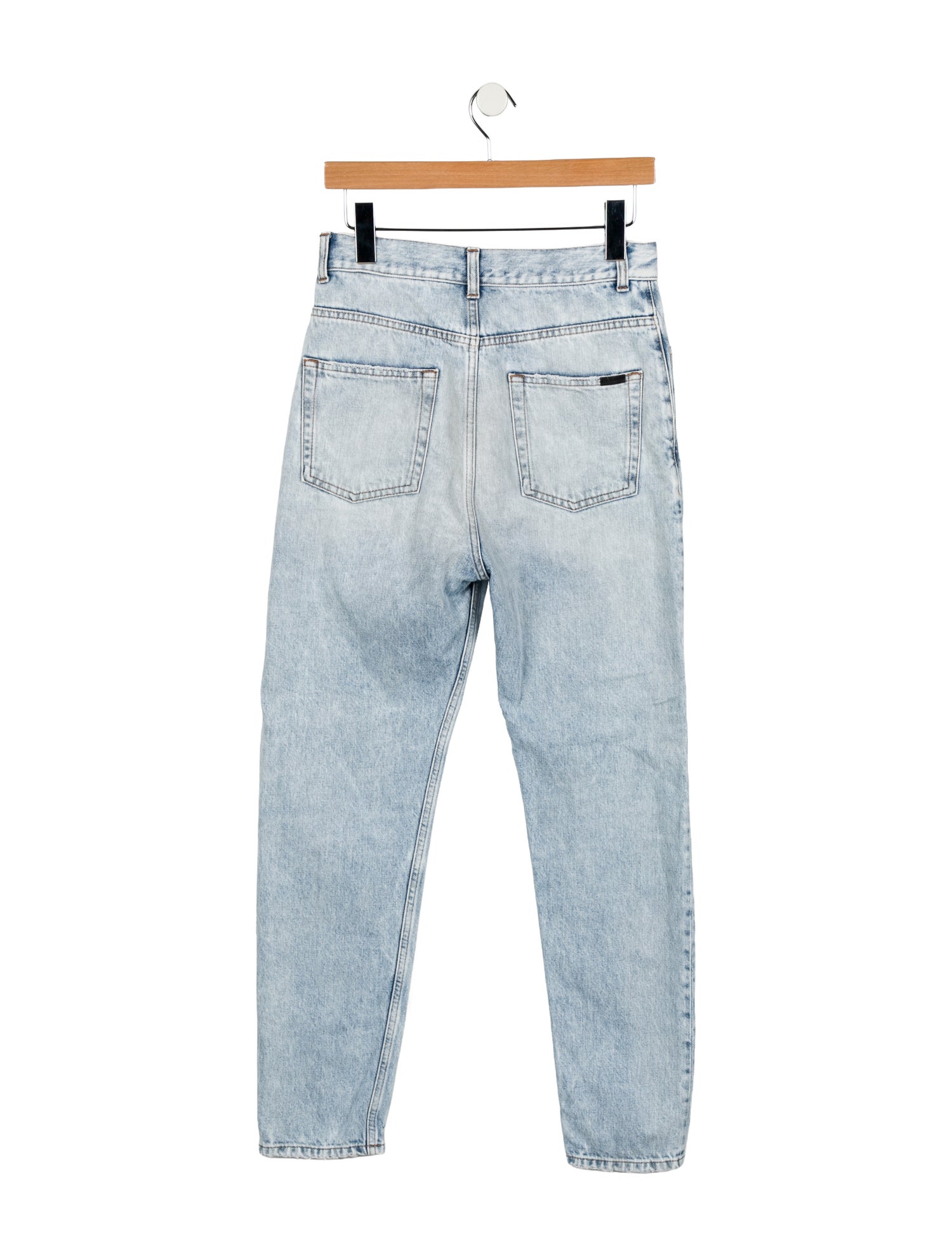 Saint Laurent High-Rise Skinny Leg Jeans