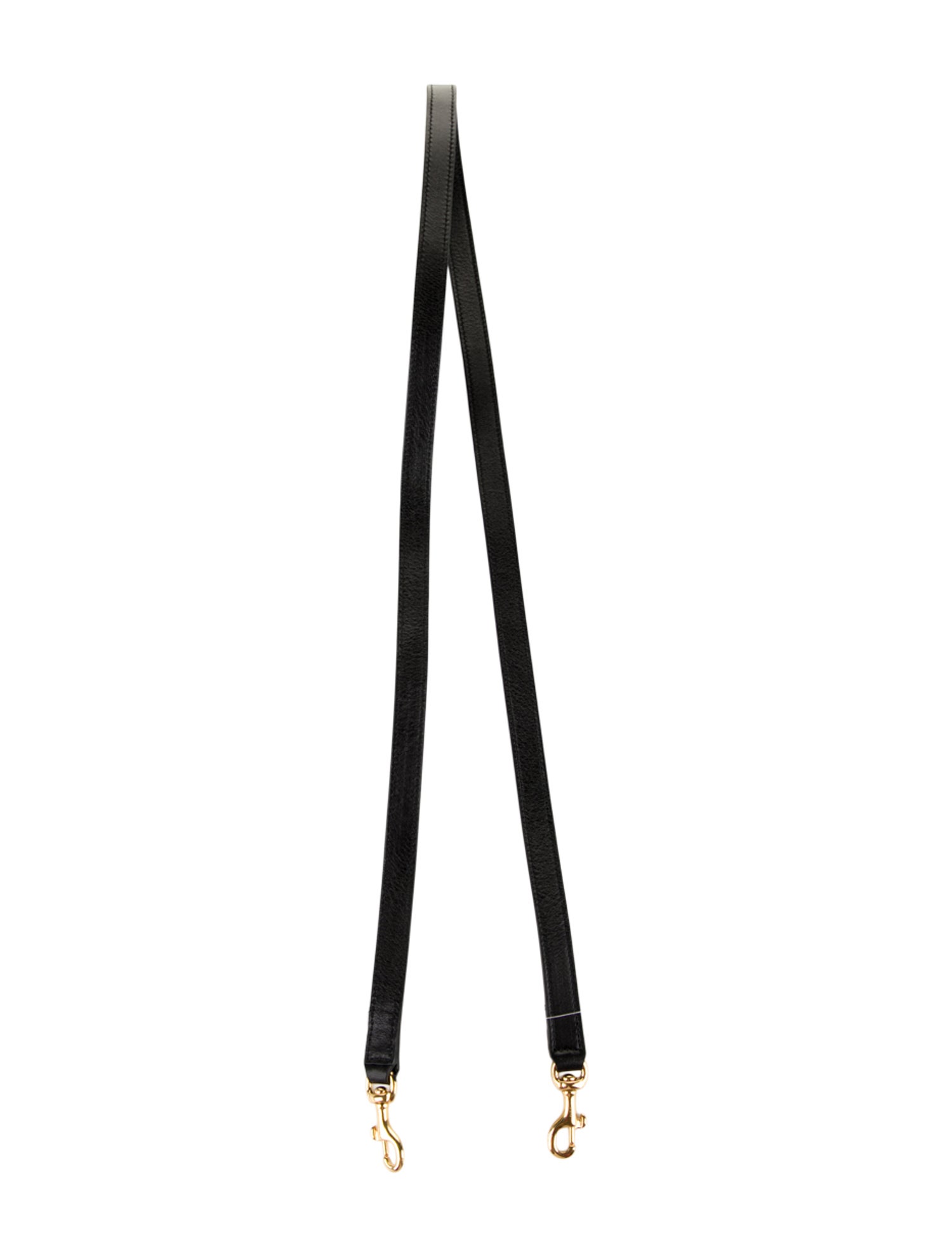 Saint Laurent Black Leather Bag Strap