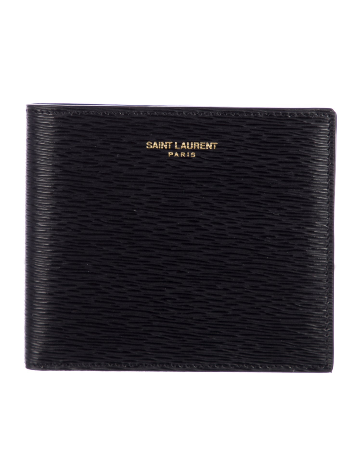 Saint Laurent Passport Wallet Leather Bifold Wallet