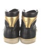 Saint Laurent Leather Colorblock Pattern Sneakers