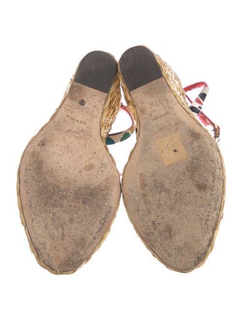 Saint Laurent Satin Printed Espadrilles