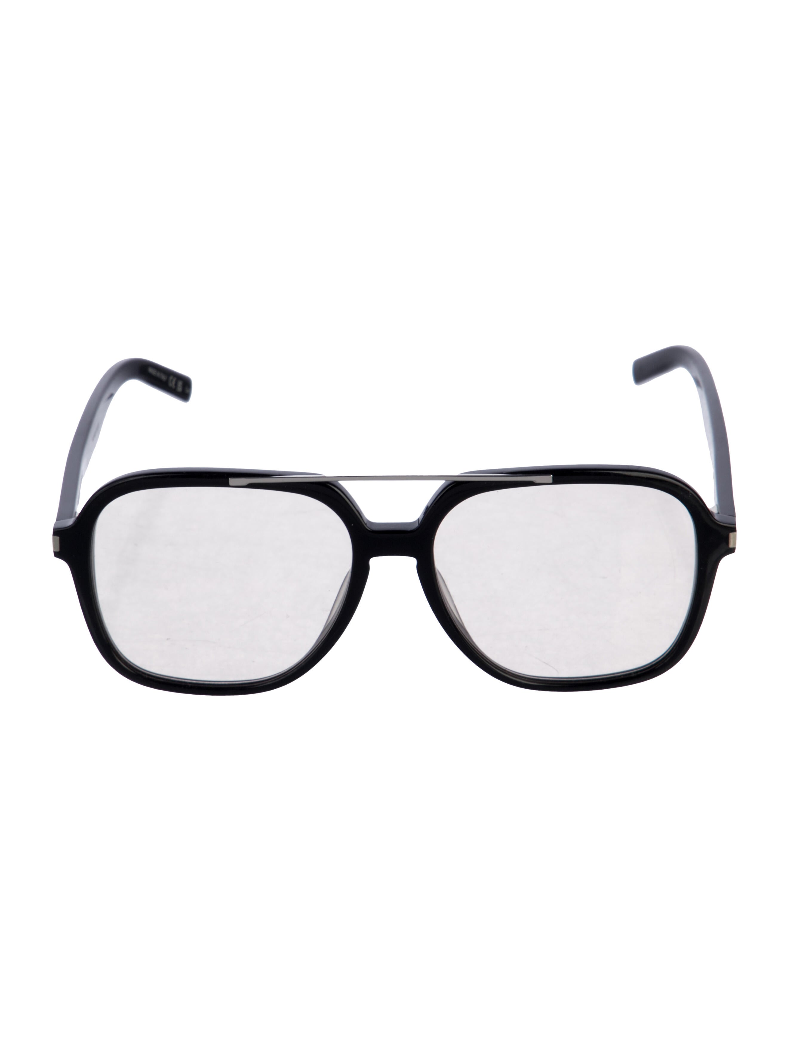 Saint Laurent Oversize Mirrored Sunglasses