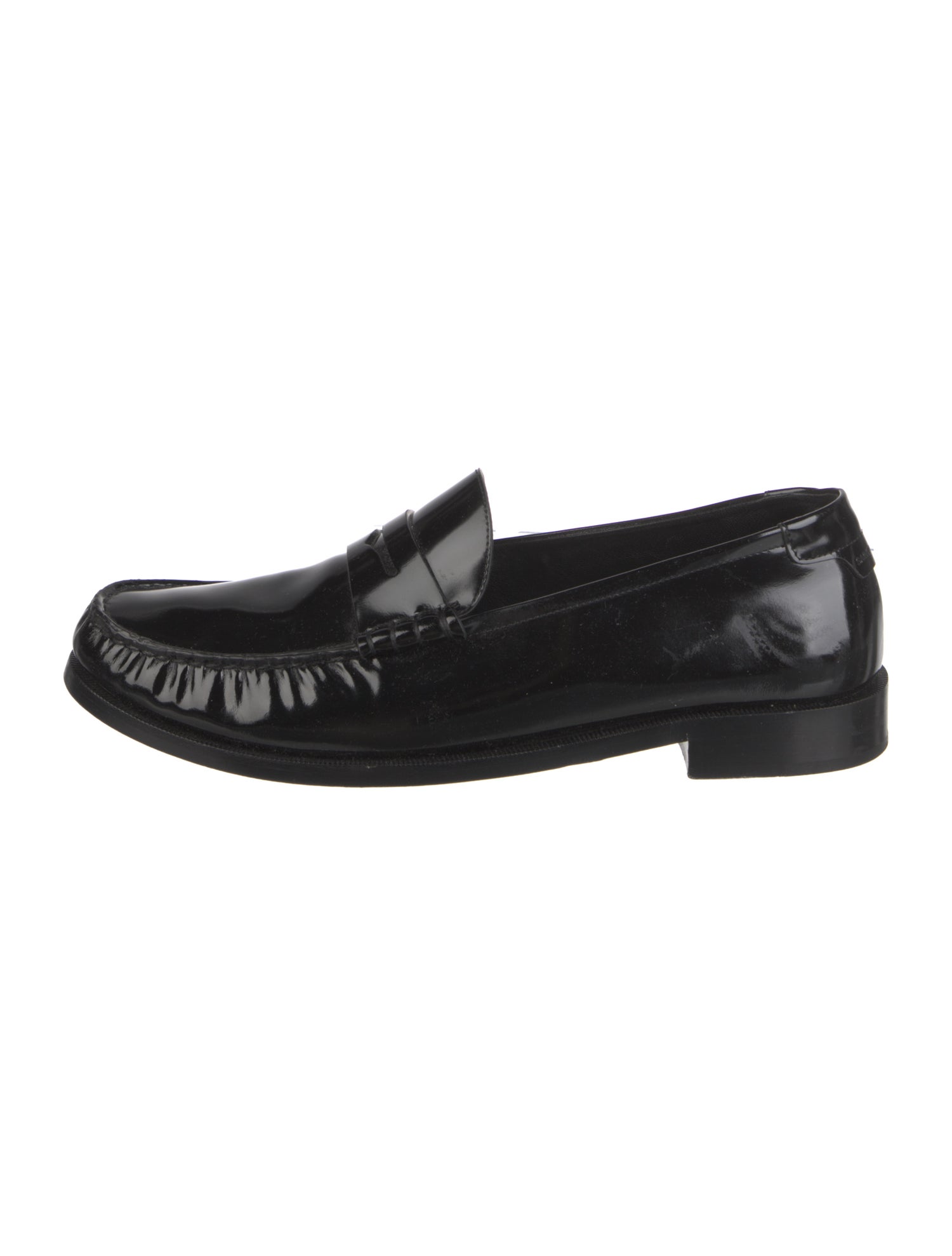 Saint Laurent Leather Dress Loafers