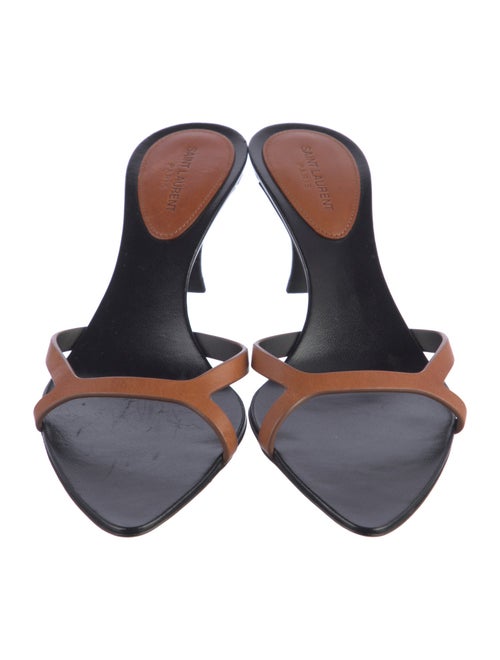 Saint Laurent Leather Slides