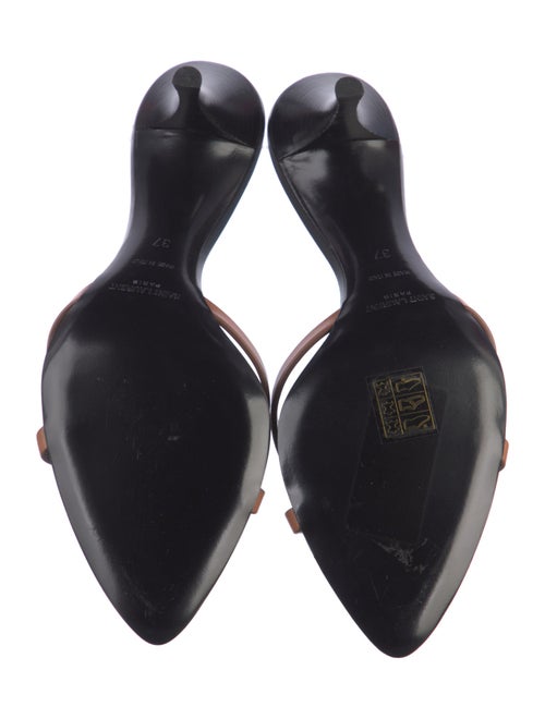 Saint Laurent Leather Slides